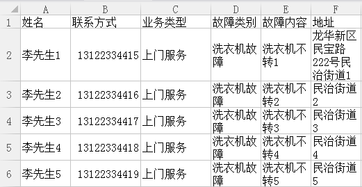 工單系統(tǒng)支持的表格格式